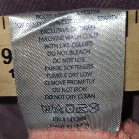 Simply Southern Fleece with Corduroy Chest 3/4 Zip Sweatshirt Top Shirt XXL - Picture 14 of 14